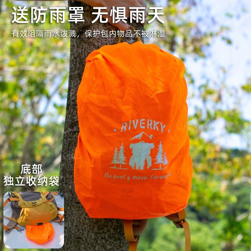 户外徒步旅行小背包女登山20升2024新款轻量化短途旅游双肩包防水