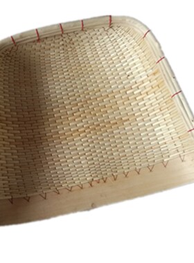 特大号柳编簸箕农用家用大小号竹编藤编柳条簸箕笸箩筐篮竹筛单个