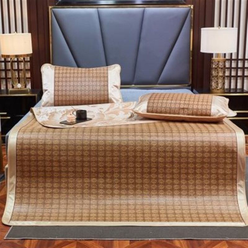 新款凉席1米1.35米2米藤席双面可用儿童高低床学生单人宿舍0.91.2,床上用品,藤席,淘宝优惠券,粉丝福利购,淘宝优惠卷