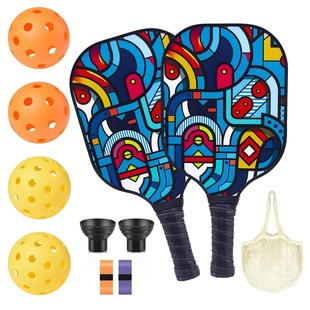 碳纤维匹克球拍冷压蜂窝板户外运动碳素沙滩C拍 Pickleball Paddl