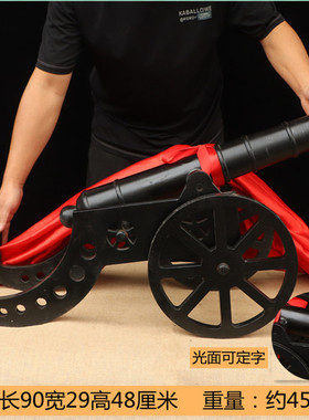 铸铁大炮加厚仿古大m铁炮红衣大炮模型家用供奉工艺饰品礼品摆件