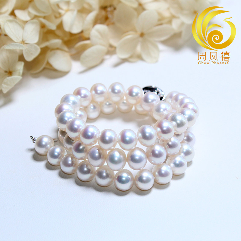 现货【感恩母亲节】极光天t然淡水珍珠项链女气质串珠毛衣链锁骨