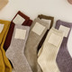 Korean Cashmere Socks Style Autumn 速发15% Mid Women Winter