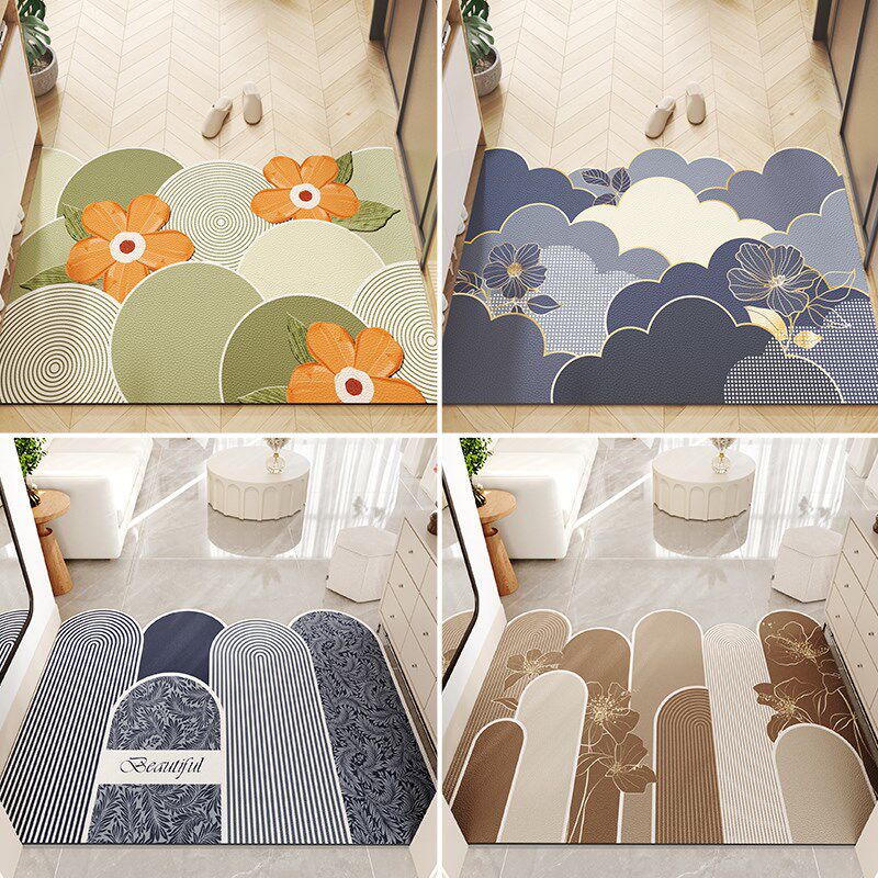 入户门地垫进门门口可擦免洗pvc脚垫2024新款皮革门垫可裁剪地毯,居家布艺,入户地垫,淘宝优惠券,粉丝福利购,淘宝优惠卷