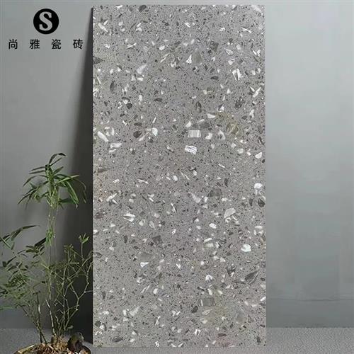 彩色水磨石砖室外600x1200瓷砖地板砖工程砖北欧地W砖化妆室仿古