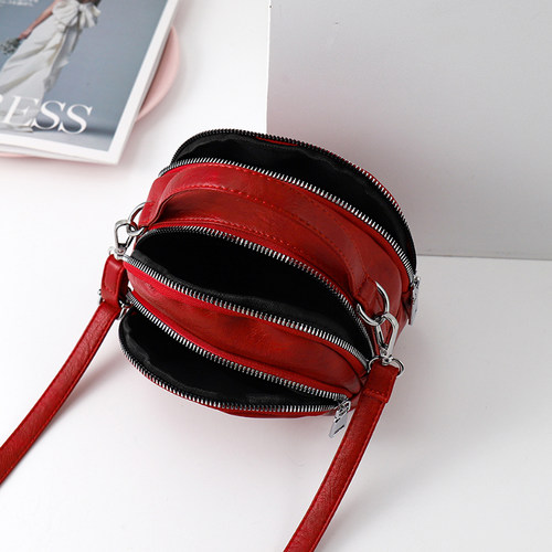 包包2021新款潮软皮斜挎包手机包女小众设计感小包今年流行小包包