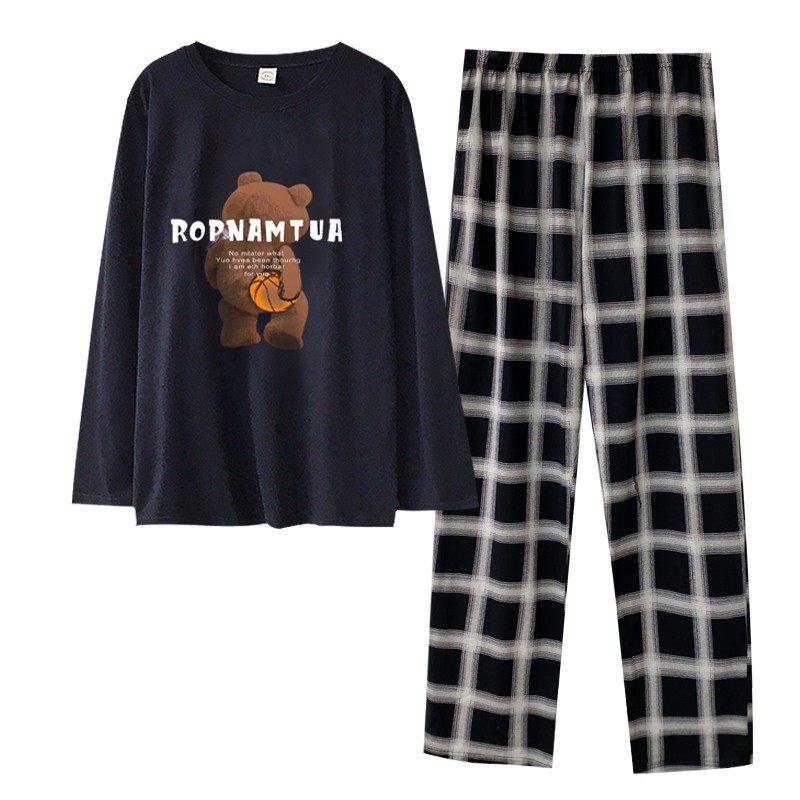 春秋季情侣睡衣女长袖韩版休闲可外穿全棉家居服秋冬男士套装,女士内衣/男士内衣/家居服,睡衣/家居服套装,淘宝优惠券,粉丝福利购,淘宝优惠卷