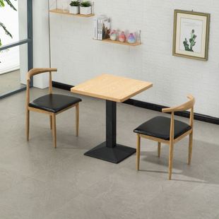 北欧实木餐桌现代简约长方形y餐桌椅组合系参照家用小户型饭桌