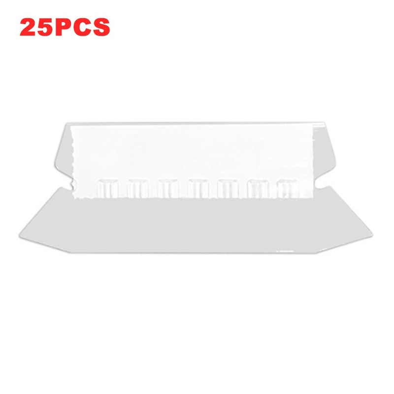 网红25pcs/box Sorting Hanging File Folder Tab Transparent DI