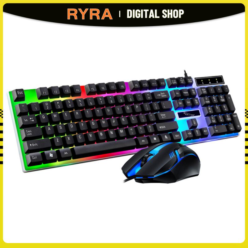 RYRA Wired hGaming Mechanical Keyboari gED BackldLht USB Key