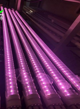 LED生鲜灯粉红色灯管 猪肉灯 熟食水果照明T8 LED鱼缸灯管