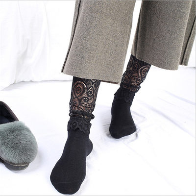 推荐New Women's Socks, Peacock Pattern, Lace, Socks, Korean