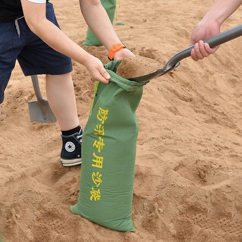 防洪沙袋帆布防汛专用水洪堵抗沙包防洪水神器物业家用防汛袋
