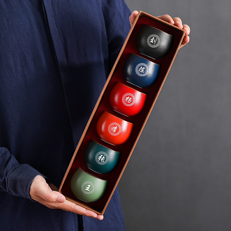 陶瓷茶杯主人杯品茗杯茶盏单杯子功夫茶具小茶碗定制LOGO姓氏茶杯,餐饮具,茶杯,淘宝优惠券,粉丝福利购,淘宝优惠卷