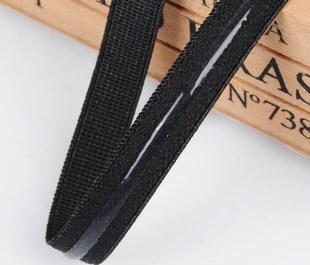 12mm elastic ribbon shoulder strap silicone grip webbing gri