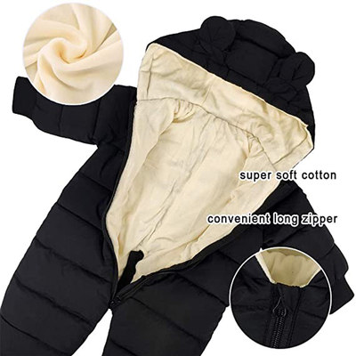 极速LZH Autumn Winter Clothes Newborn Baby Boys Thick Cotton