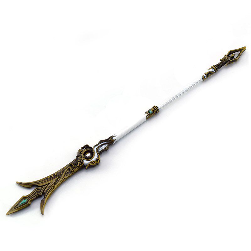 促销永劫无间游戏周边 西行劫三尖两刃刀如意金箍棒合z金武器模型