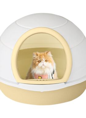 猫砂盆全封闭式特超大号厕v所隔臭幼猫防带砂猫咪用品自动沙盘清