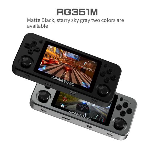 速发新周哥RG351M开源掌机PSP三国战纪DC合金外观掌上游戏机口袋