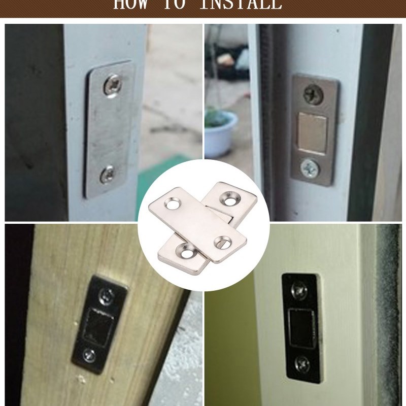 Myhomera 20 Sets / 8 Sets Strong Magnetic Door Closer Cabine