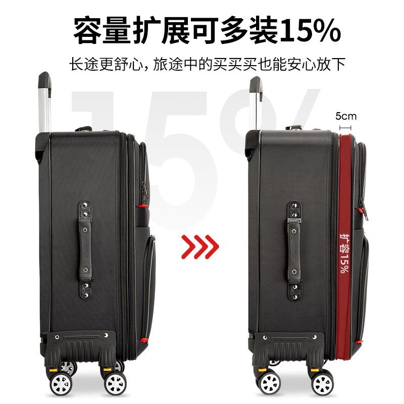 大容量行李箱男结实耐用拉杆箱牛津布皮箱女万向轮密码旅行箱28寸