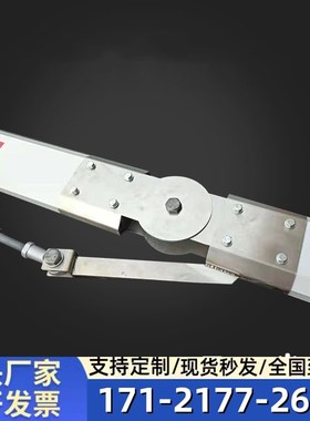 曲臂道闸杆 曲臂灰色四方挡车杆 D限高折叠栅栏胶条直杆小区湖南