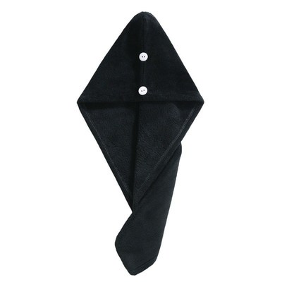 干发帽女超强吸水速干包头巾黑色珊瑚绒干发巾浴帽染烫发推荐擦头