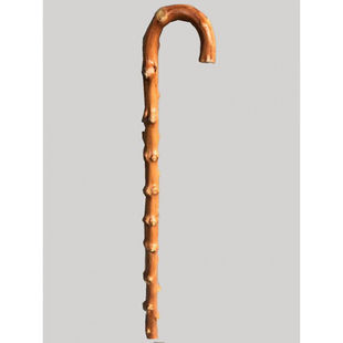 藤木拐杖登山杖老年m人手杖复古实木一体单杖防滑结实拐杖华幻粗