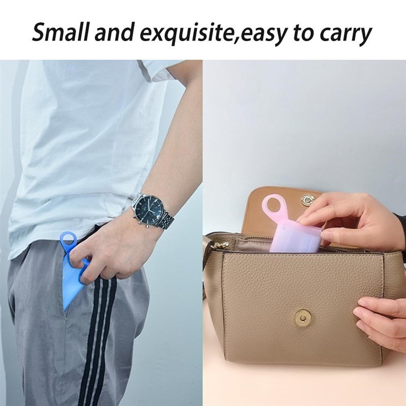 1PC Silicone Flat Type Mask Storage Box Mask Temporary Clip