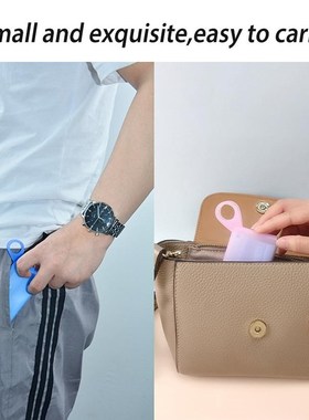 1PC Silicone Flat Type Mask Storage Box Mask Temporary Clip