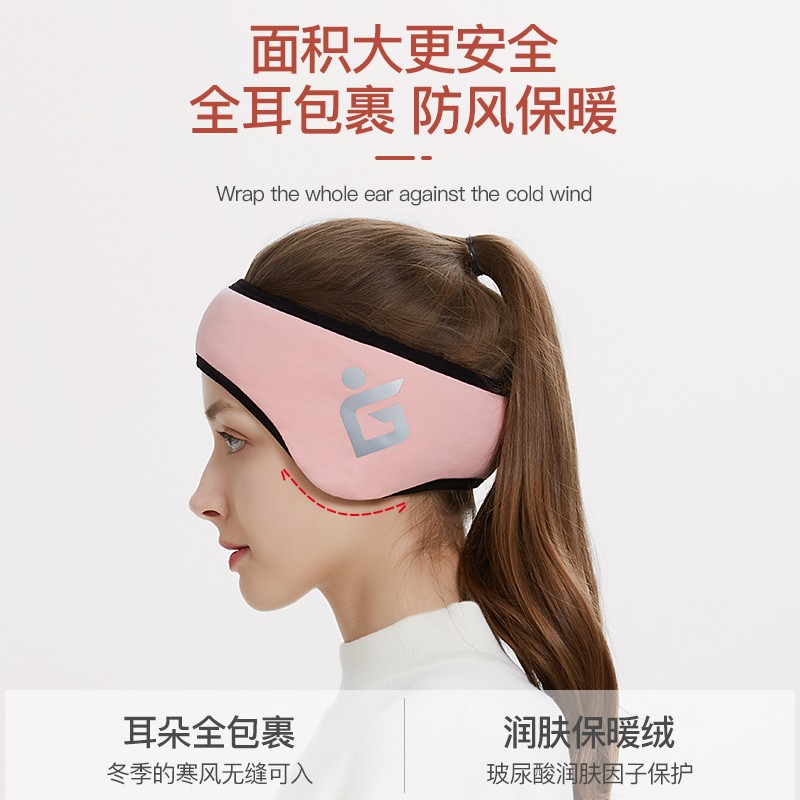 现货冬季隔音耳罩睡眠耳套护耳朵女睡觉护额头耳包跑步头带耳捂男