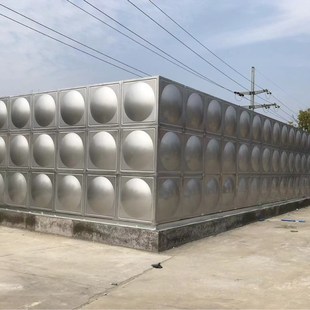 卧式 不锈钢水箱304加厚家用不锈钢水塔消防生活保温立式 圆形水箱