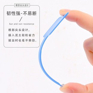 园艺标签牌多肉标签标识T型花卉标签植物名字记录防水塑料插地牌