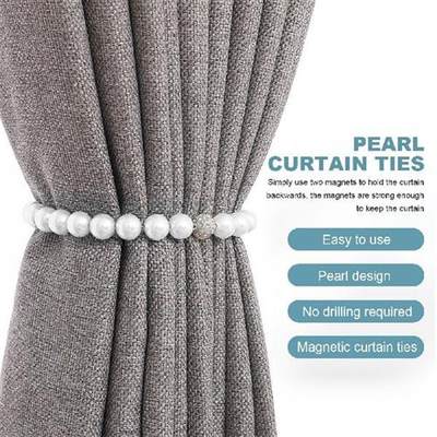 knetic Peari Holder Curtain Bucgles CurTtain Tlebac