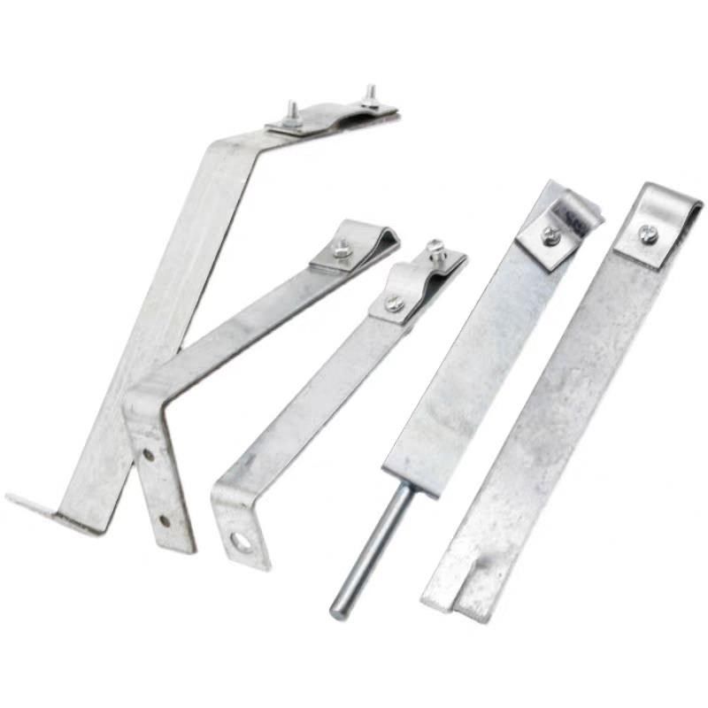 直角线卡L形避雷卡子防雷支撑架防雷支架镀锌卡扁铁L型直立鱼尾卡,五金/工具,管夹/管卡/管支架,淘宝优惠券,粉丝福利购,淘宝优惠卷