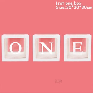 Baby 1st Birthday Decorations First Birthday Balloon Boxes w