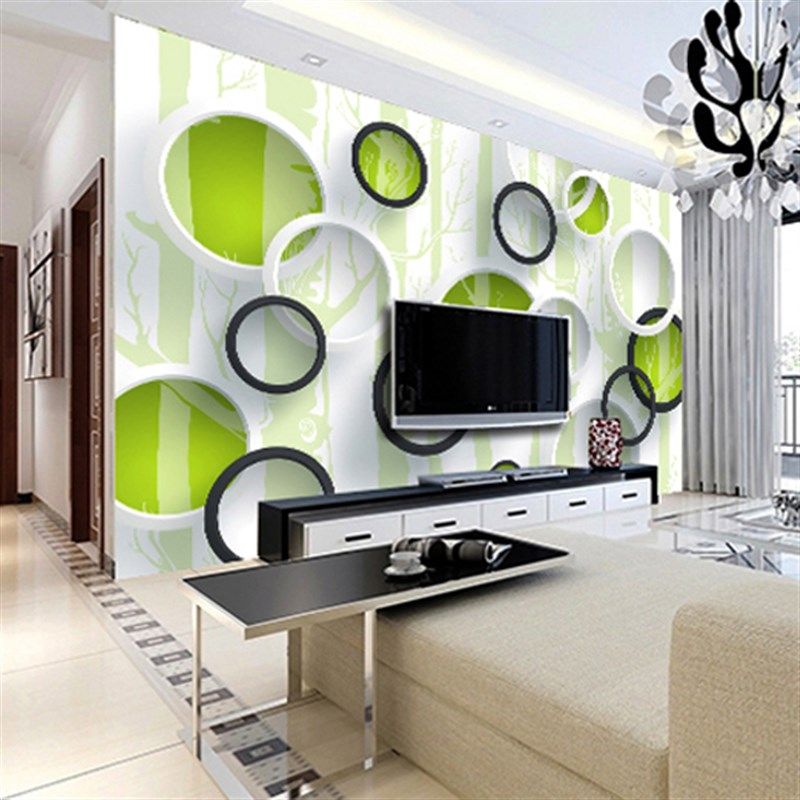 客厅立体电视背景墙纸大型壁画 3d简约影视墙壁纸无纺布墙纸壁画,家装主材,定制壁画,淘宝优惠券,粉丝福利购,淘宝优惠卷