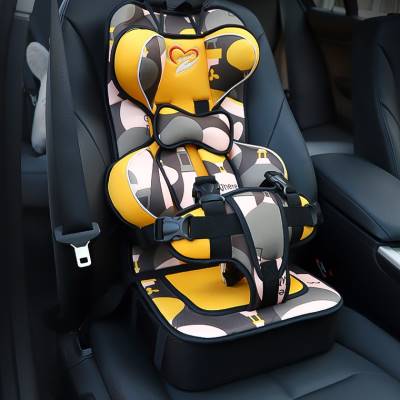 儿童安全b座椅简易便携式车载婴儿宝宝05 312通用汽车用绑带坐垫