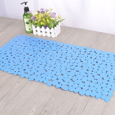 Rubber Stone Bath Mat Long Anti Slip Bathtub Mats Suction Cu
