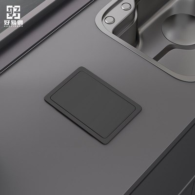 长方形家用厨房不锈钢垃圾桶盖卫生间洗手台面嵌入式盖子摇盖桌面
