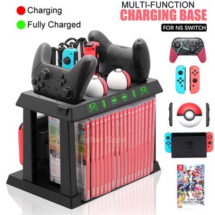 Dock Indi Nintend Charging Stand LED Storage Switch Charger