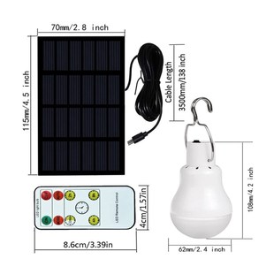 家用户外充电遥控太阳能灯泡欧盟节能露营设计应急太阳能感应 推荐