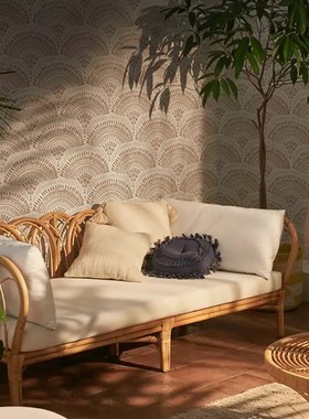 《扇音》法式Boho风设计款扇形自粘改造贴纸厨房柜面墙面美化贴