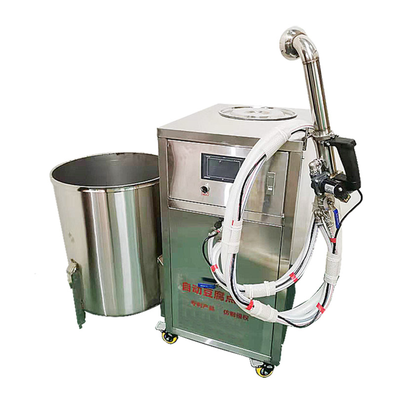 自动豆腐点浆机嫩豆腐冲浆一次成型机不锈钢点脑机豆制品加工设备
