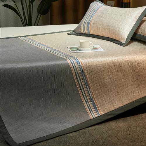 夏季可机水洗冰丝凉席三件套床笠夏天宿舍单人空调软席子床单床垫