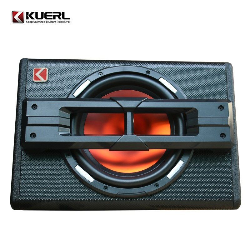 有源梯形超重12V车载音w响改装音箱10寸汽车音响低音炮