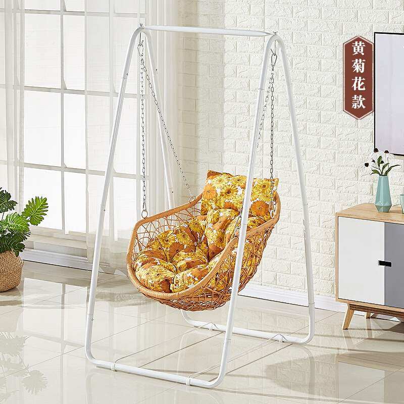 新品吊篮藤椅成人室内吊椅摇篮椅掉阳台吊兰懒人鸟巢单人摇椅秋千