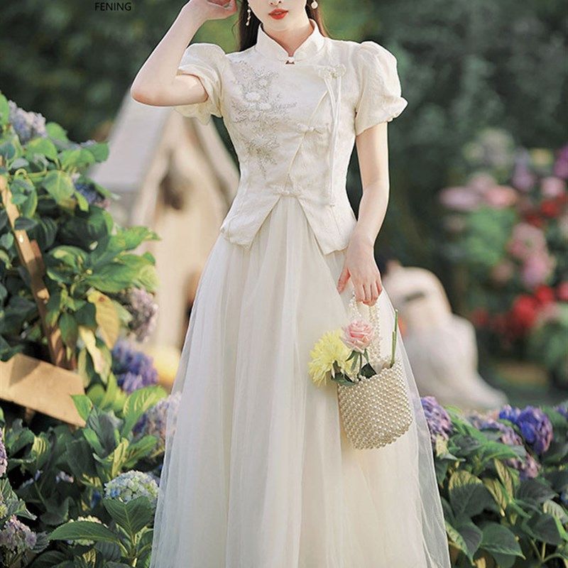 高端定制 新中式女装伴娘服新款新流行成人礼女孩订婚裙宴会礼服,服饰配件/皮带/帽子/围巾,防晒帽,淘宝优惠券,粉丝福利购,淘宝优惠卷