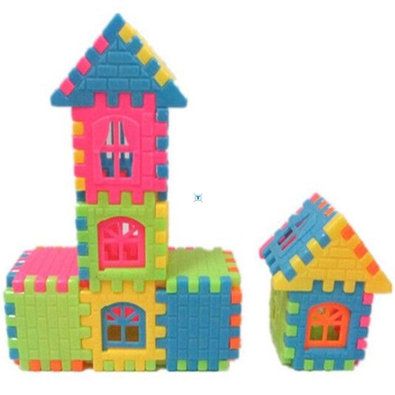 厂家44pcs/lot puzzle fun 3D StereCoscopic assembly of buildi