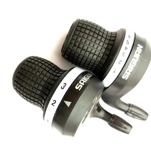 冠变定位速转把山地车配件折叠车变速器转把 678级21速通用调速器